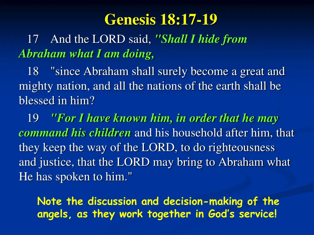 genesis 18 17 19