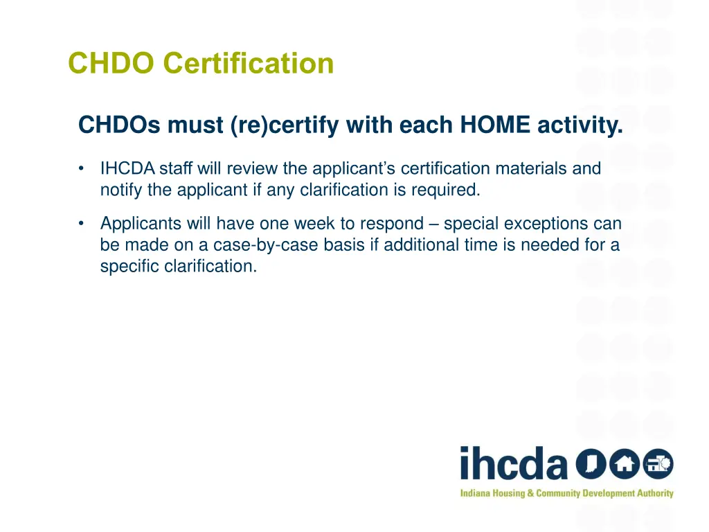 chdo certification 1