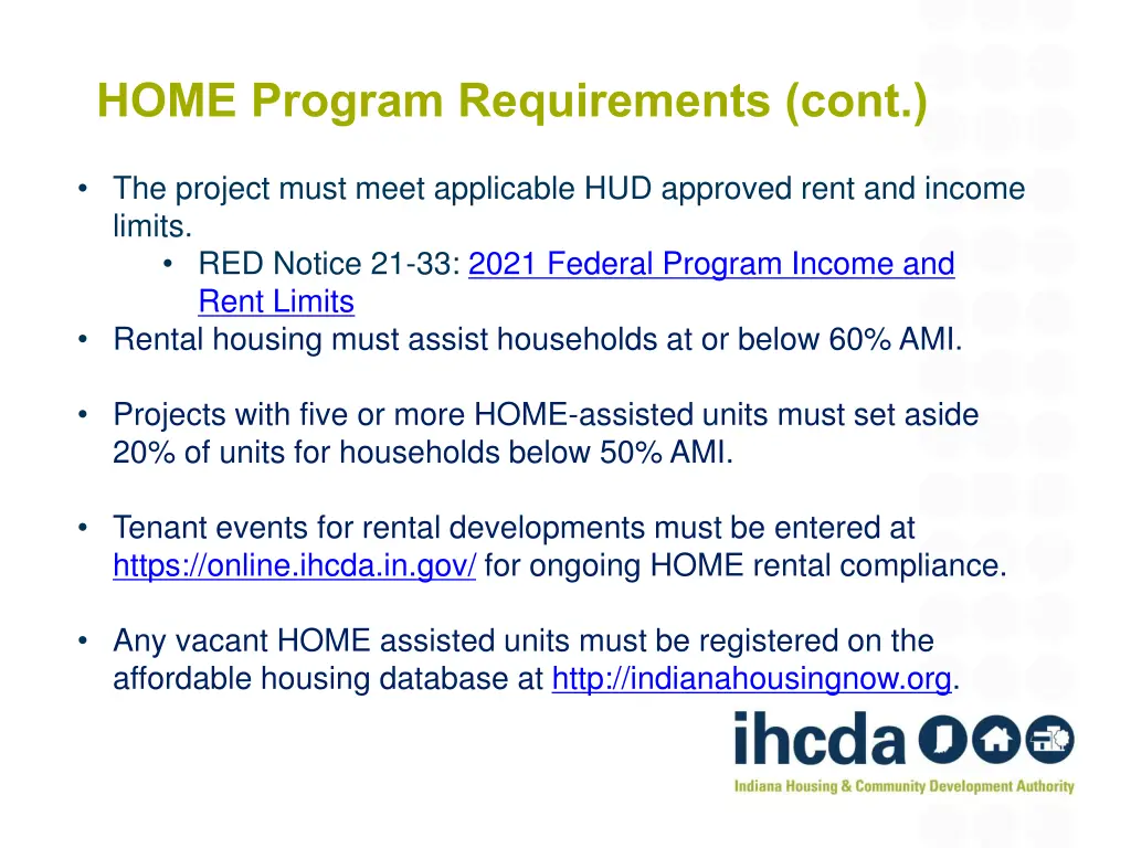 home program requirements cont 1