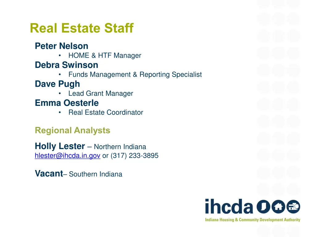 real estate staff