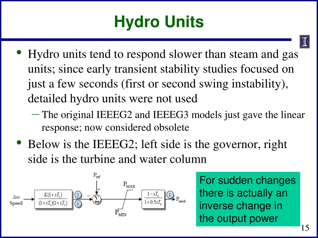 hydro units