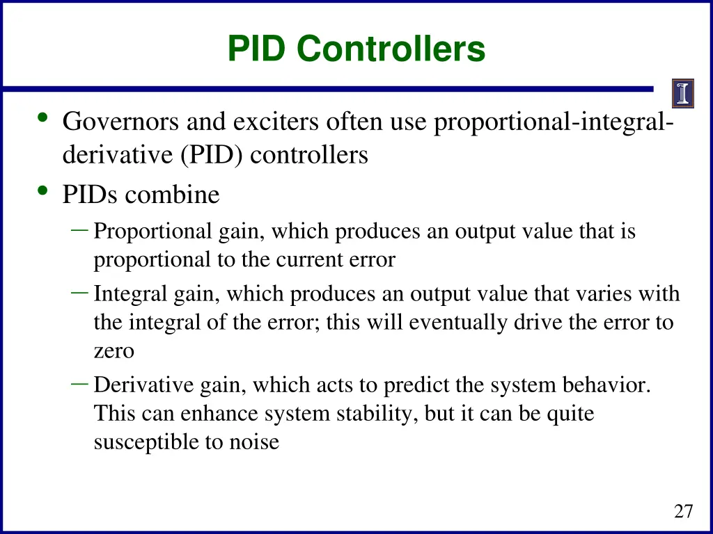 pid controllers