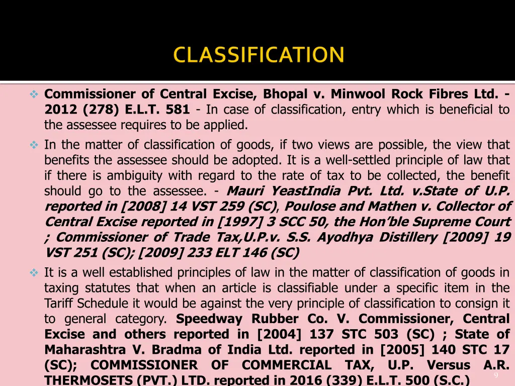 commissioner of central excise bhopal v minwool