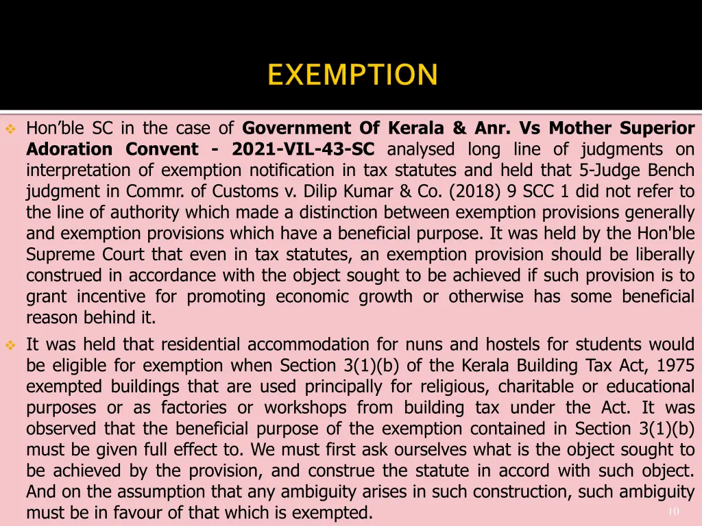 hon ble sc in the case of government of kerala