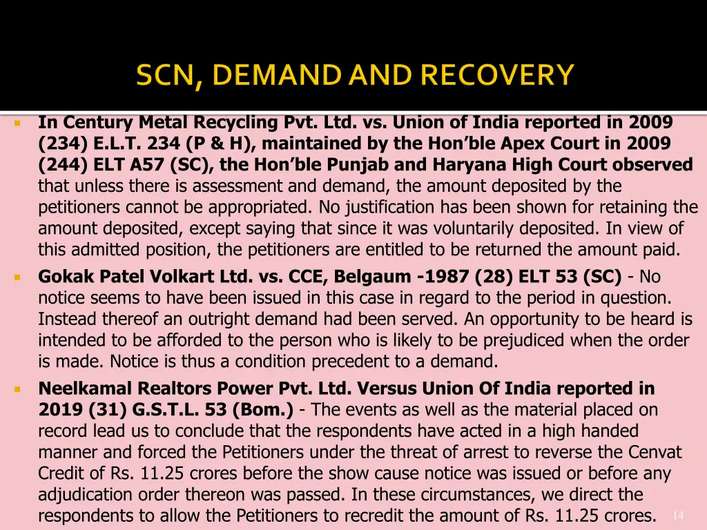 in century metal recycling pvt ltd vs union