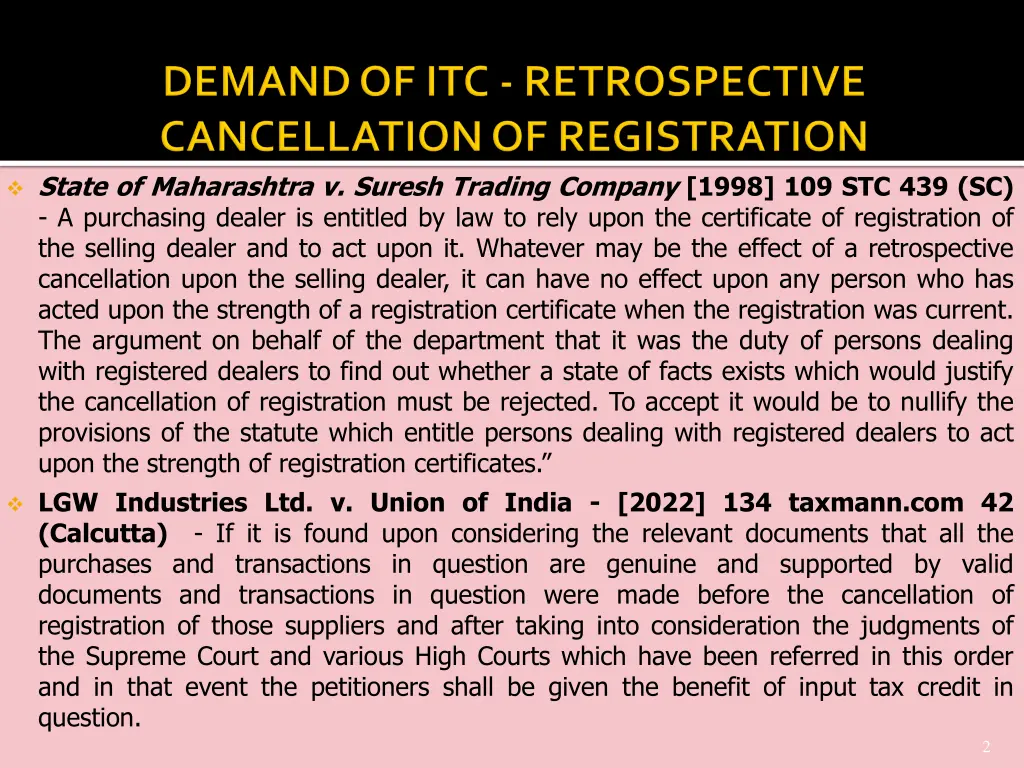 state of maharashtra v suresh trading company