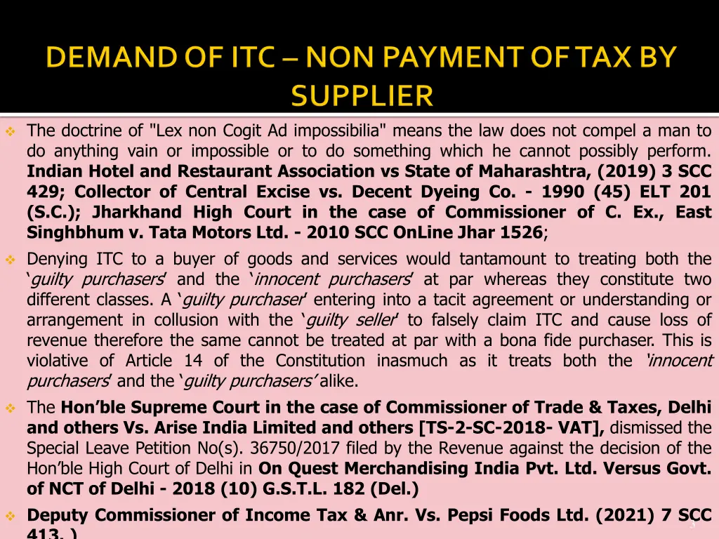 the doctrine of lex non cogit ad impossibilia