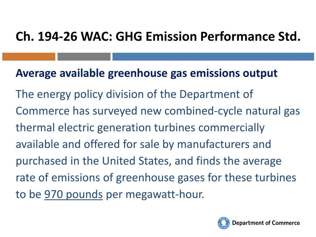 ch 194 26 wac ghg emission performance std