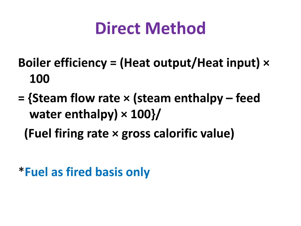 direct method