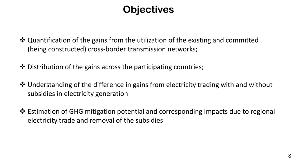 objectives