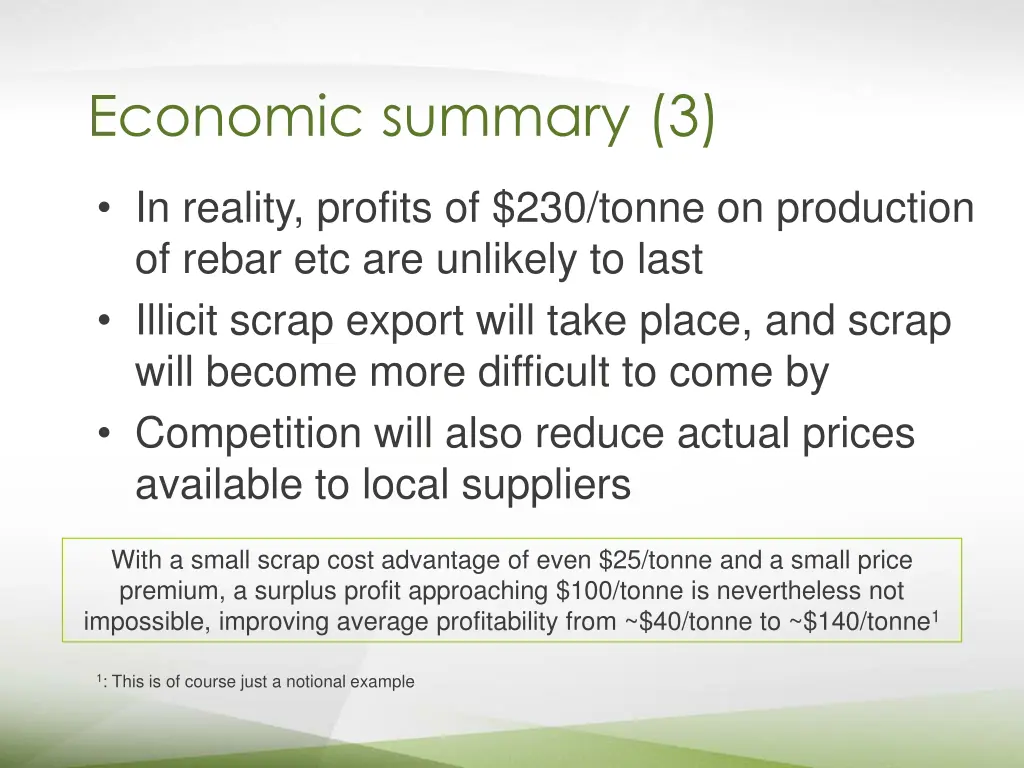 economic summary 3