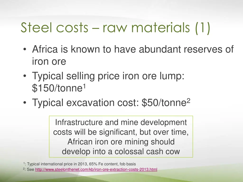 steel costs raw materials 1