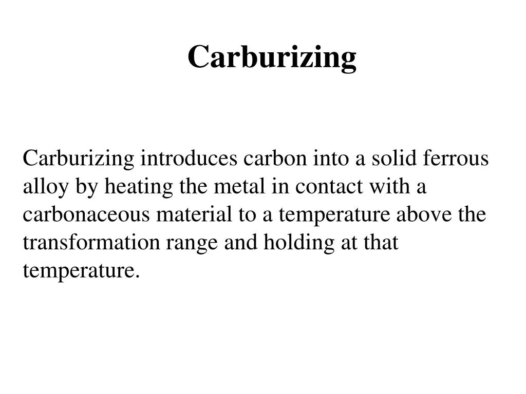 carburizing 1