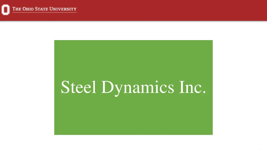 steel dynamics inc