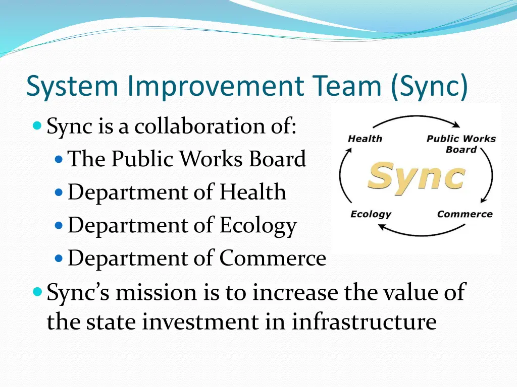 system improvement team sync