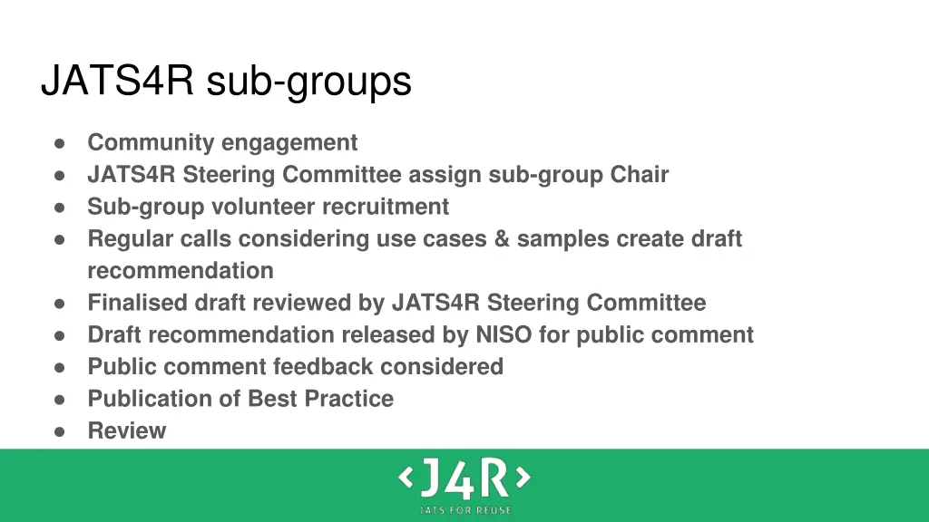 jats4r sub groups