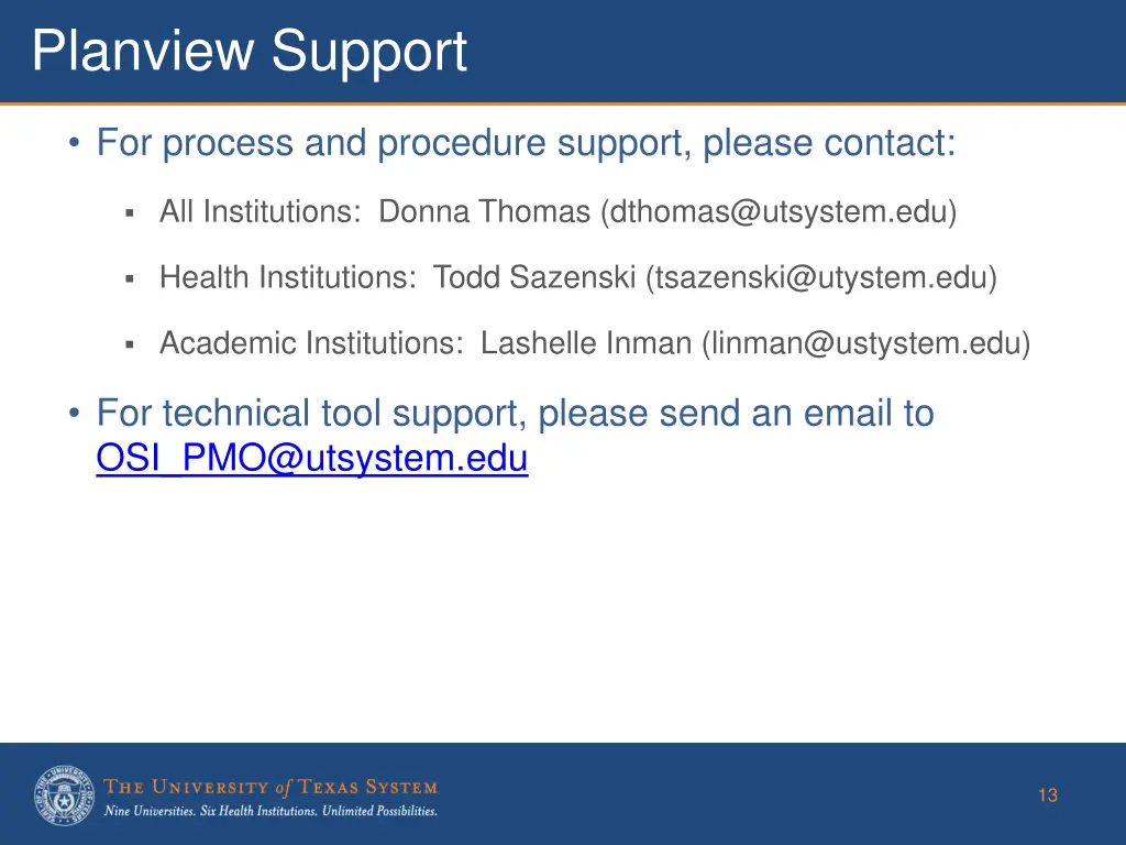 planview support