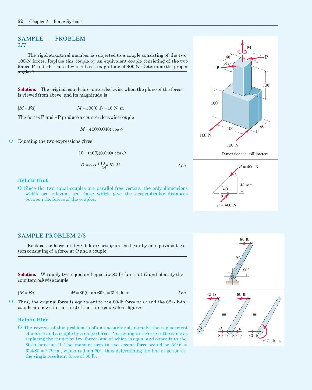 52 chapter 2 force systems