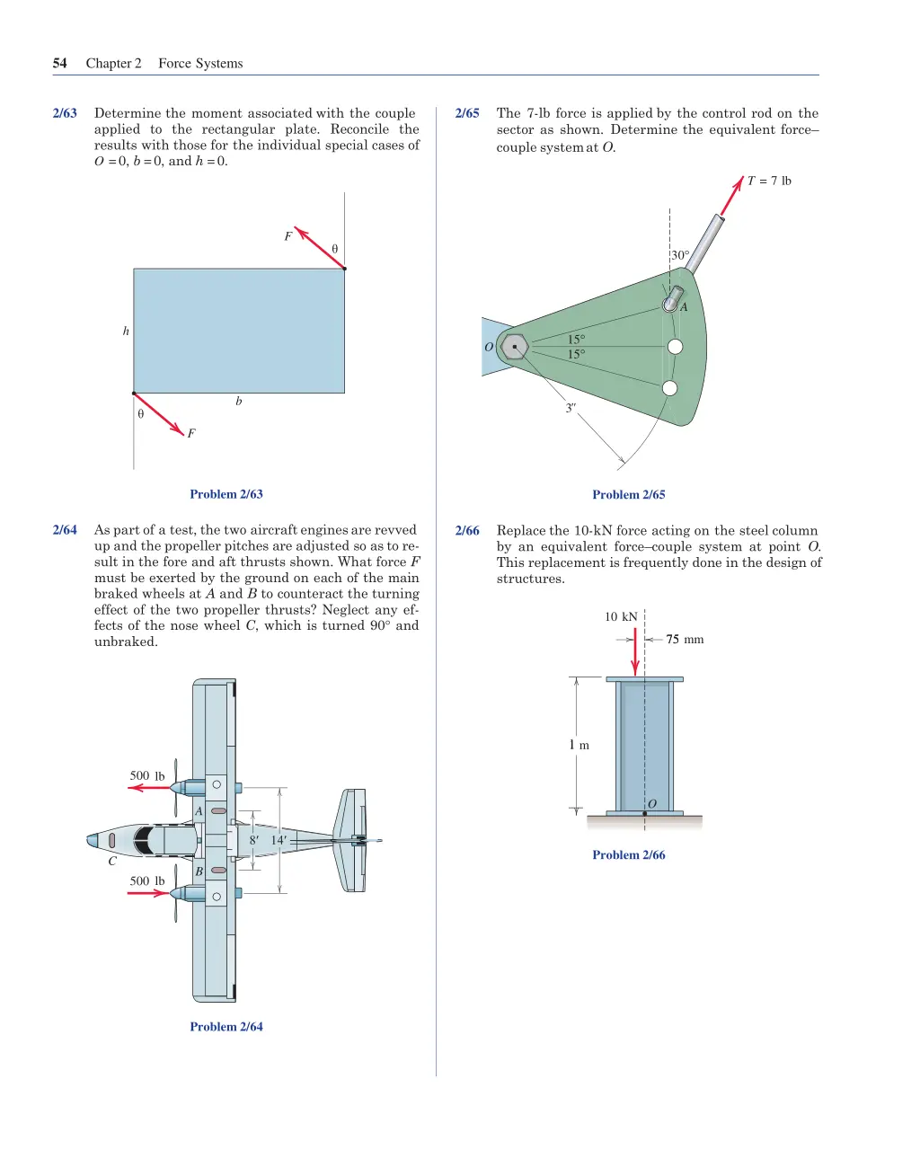 54 chapter 2 force systems