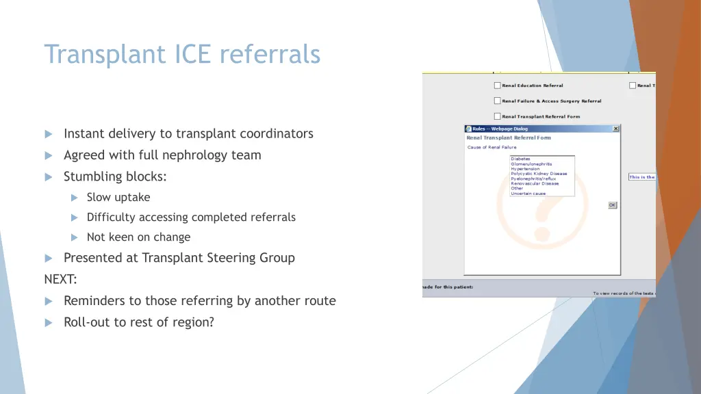 transplant ice referrals