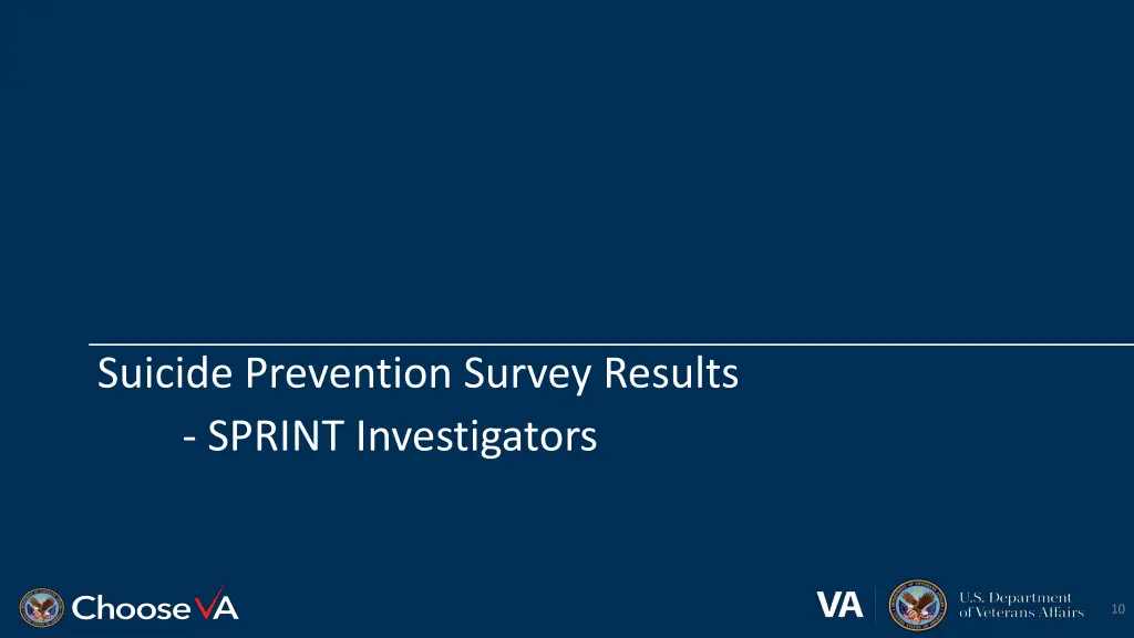 suicide prevention survey results sprint