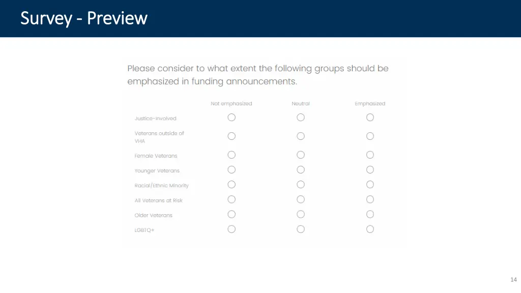 survey survey preview 2