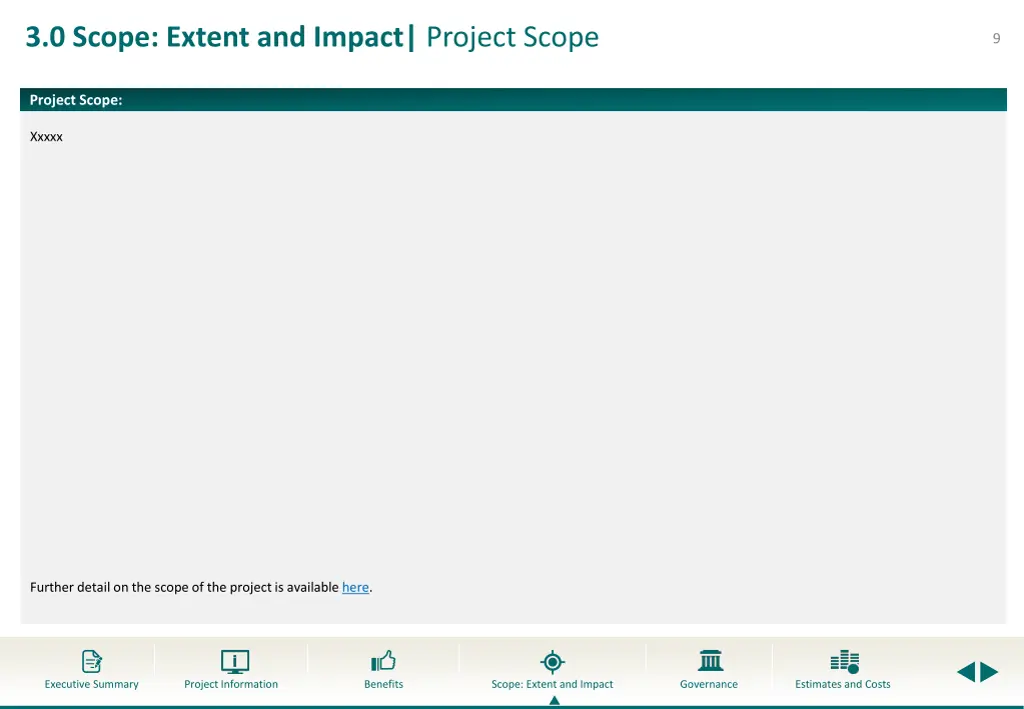 3 0 scope extent and impact project scope 1