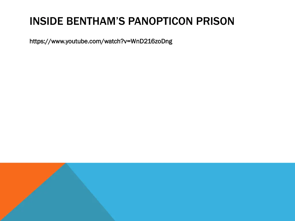 inside bentham s panopticon prison