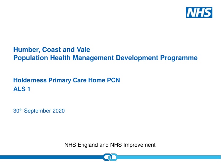 humber coast and vale population health