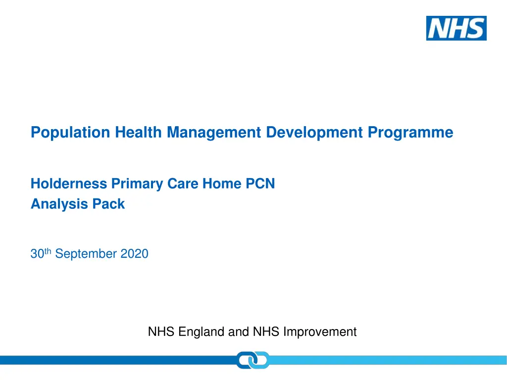 population health management development programme