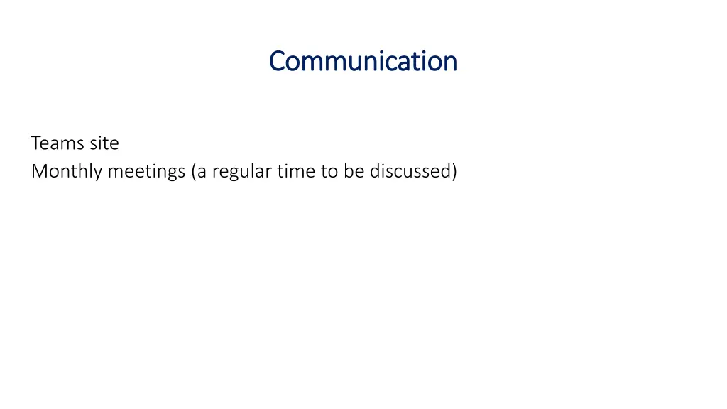 communication communication