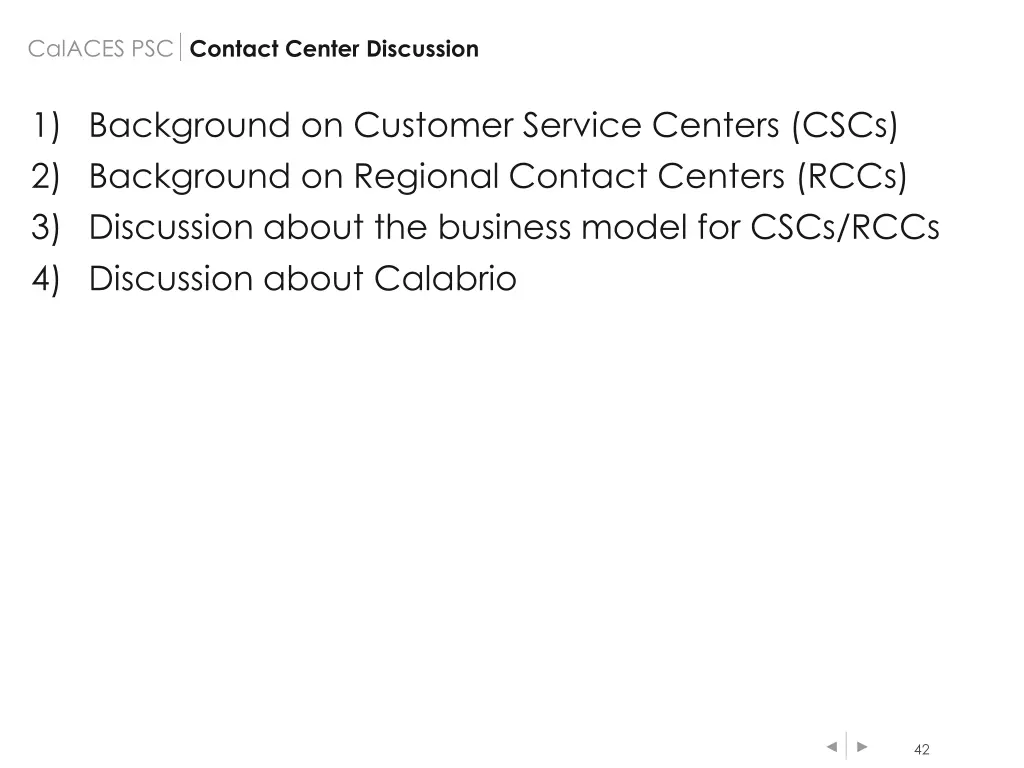 calaces psc 16