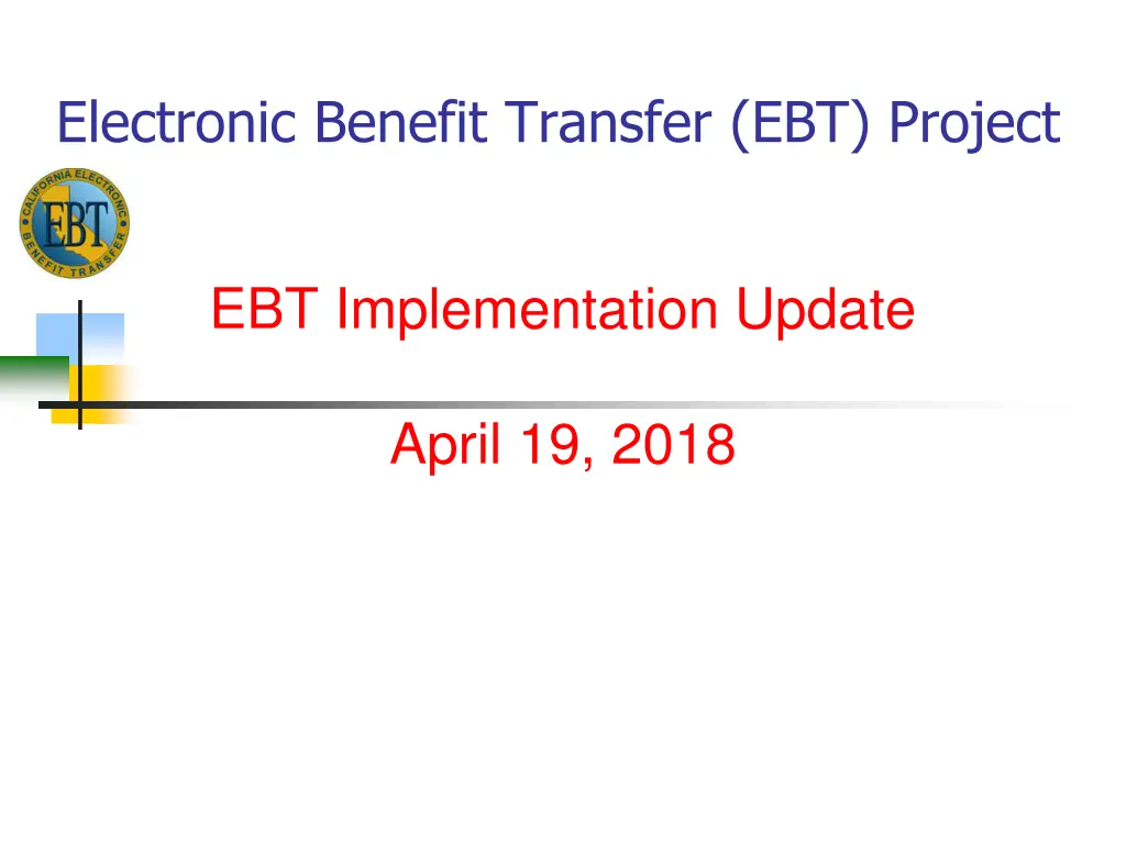 electronic benefit transfer ebt project