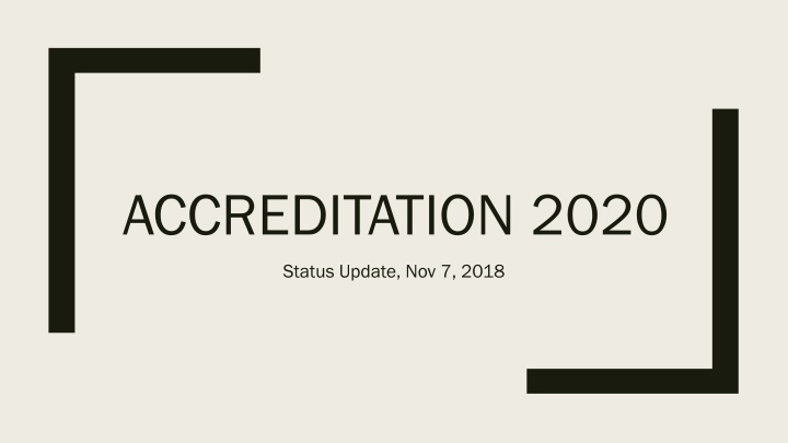 accreditation 2020