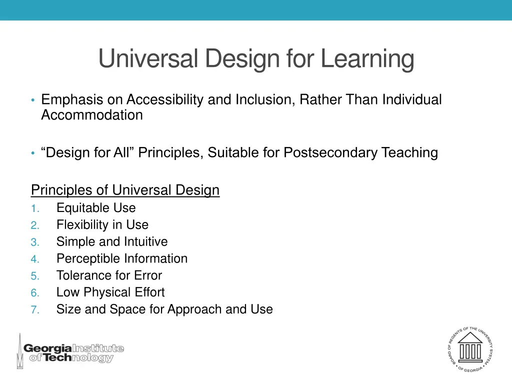 universal design for learning