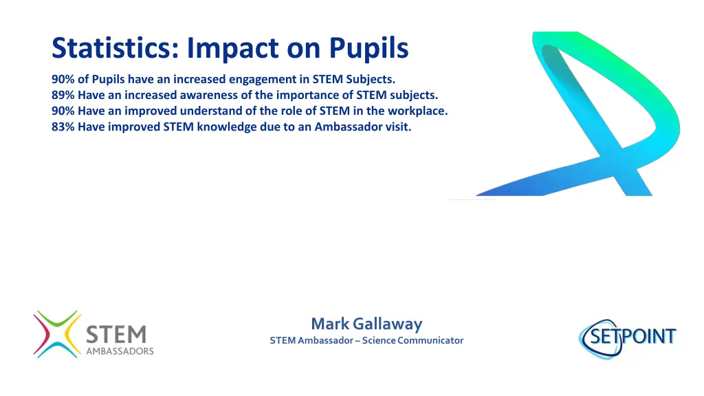 statistics impact on pupils 90 of pupils have