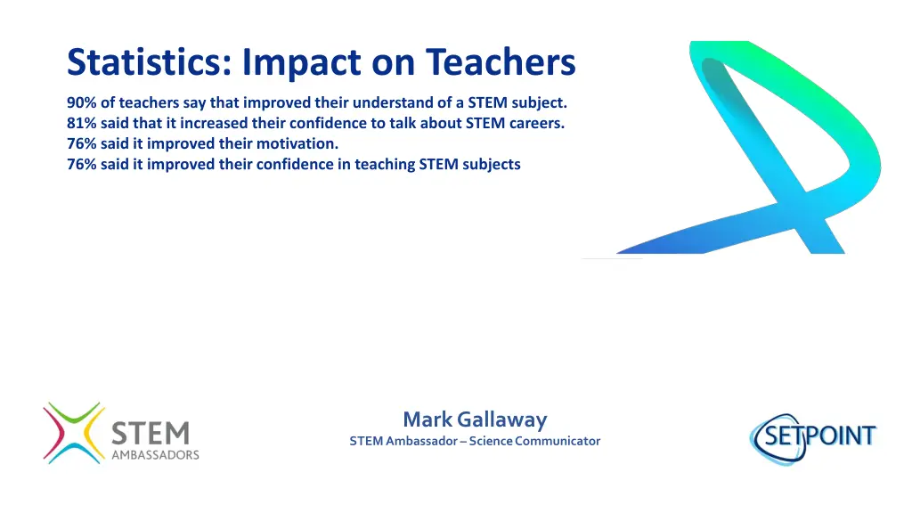 statistics impact on teachers 90 of teachers