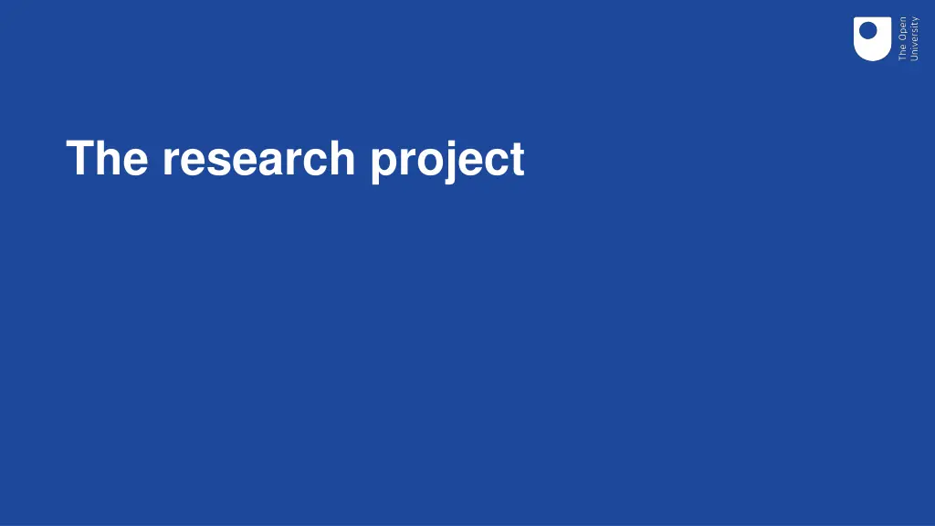 the research project