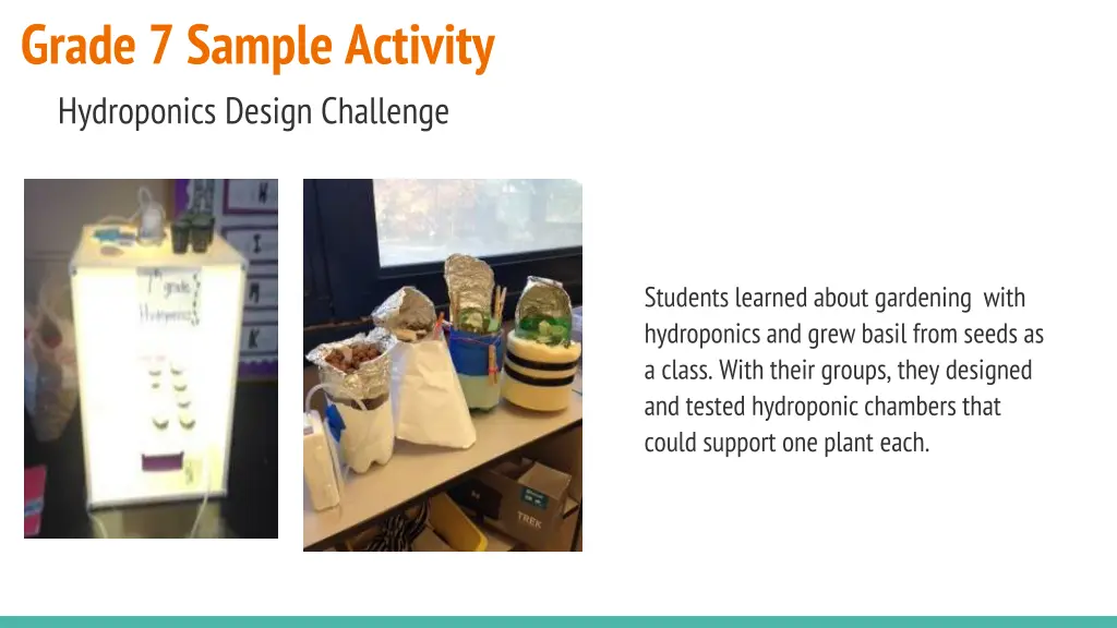 grade 7 sample activity hydroponics design