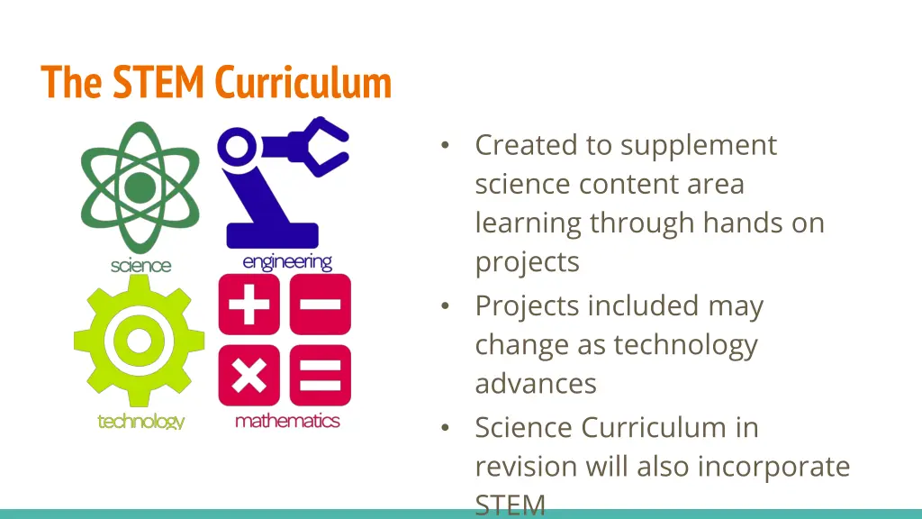 the stem curriculum