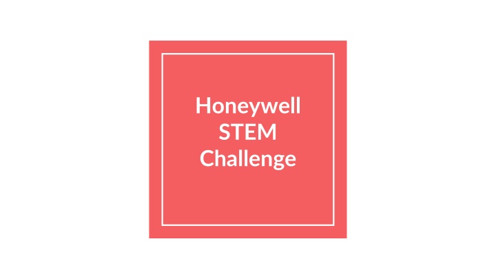 honeywell stem challenge