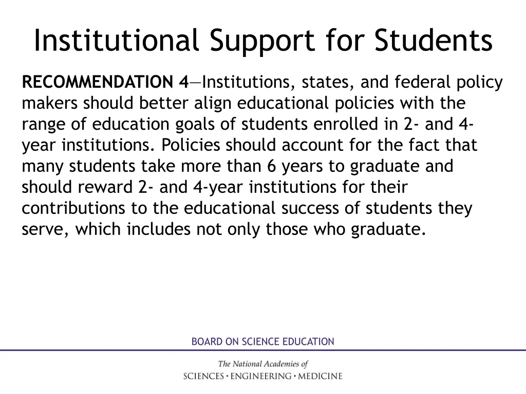 institutional support for students 2