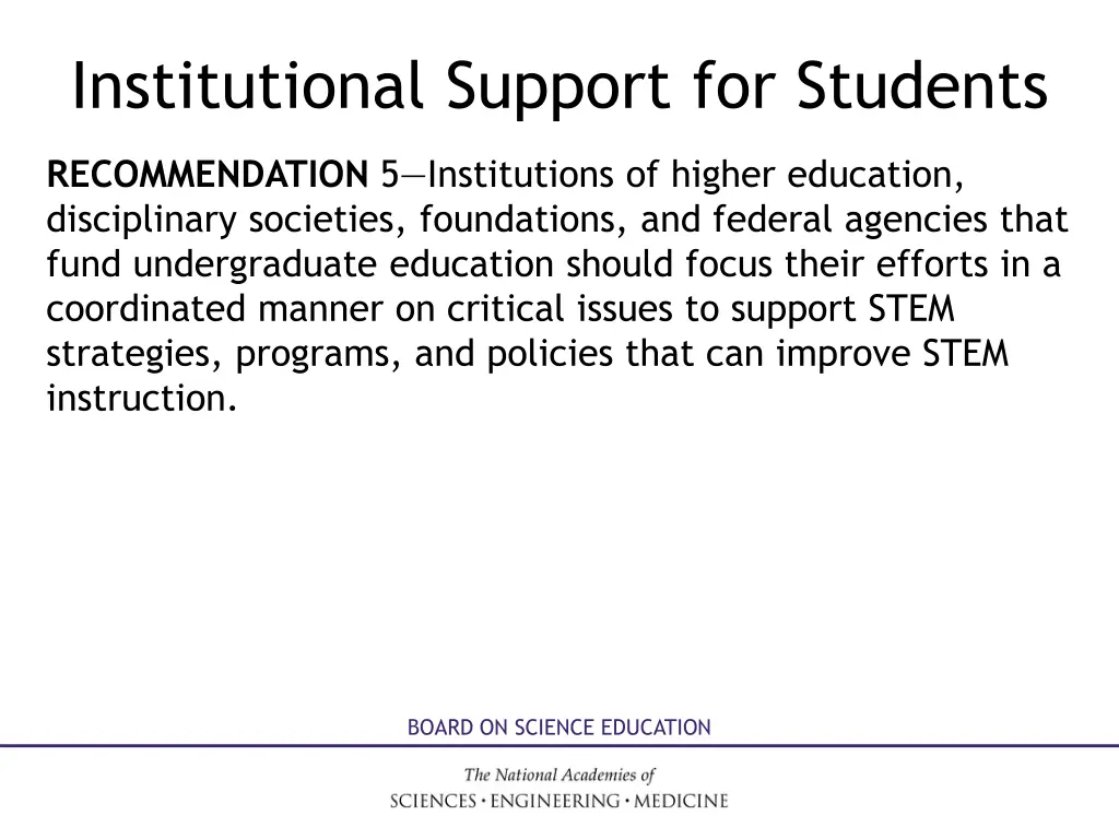 institutional support for students 3