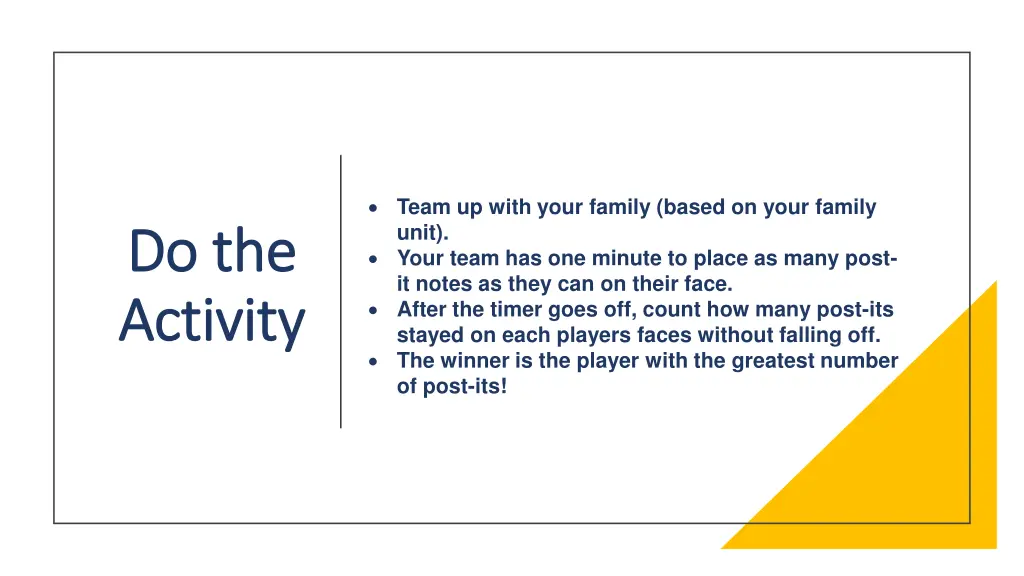 team up with your family based on your family