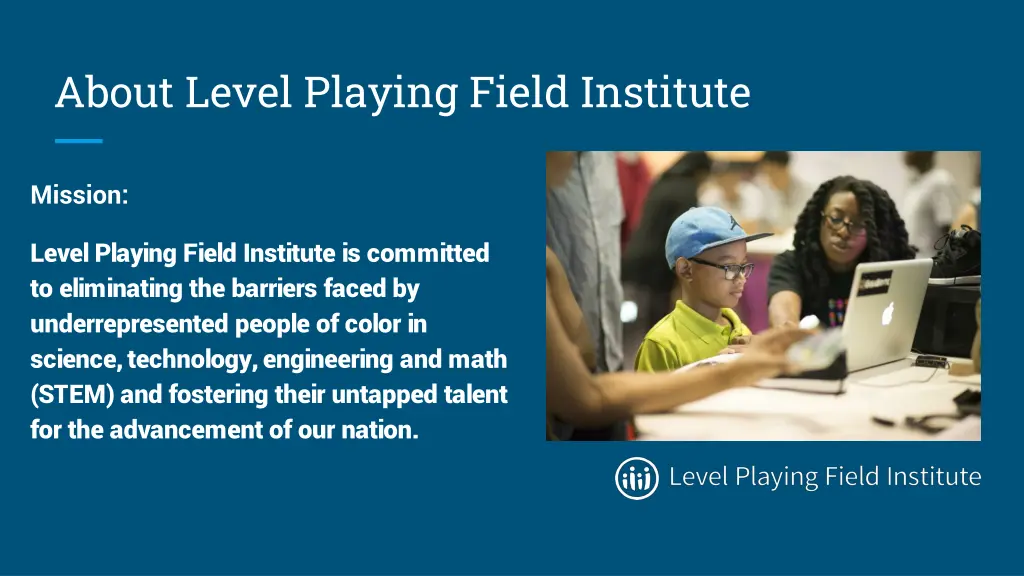 about level playing field institute