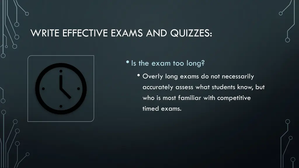 write effective exams and quizzes 1