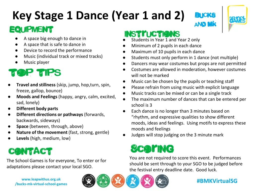 key stage 1 dance year 1 and 2