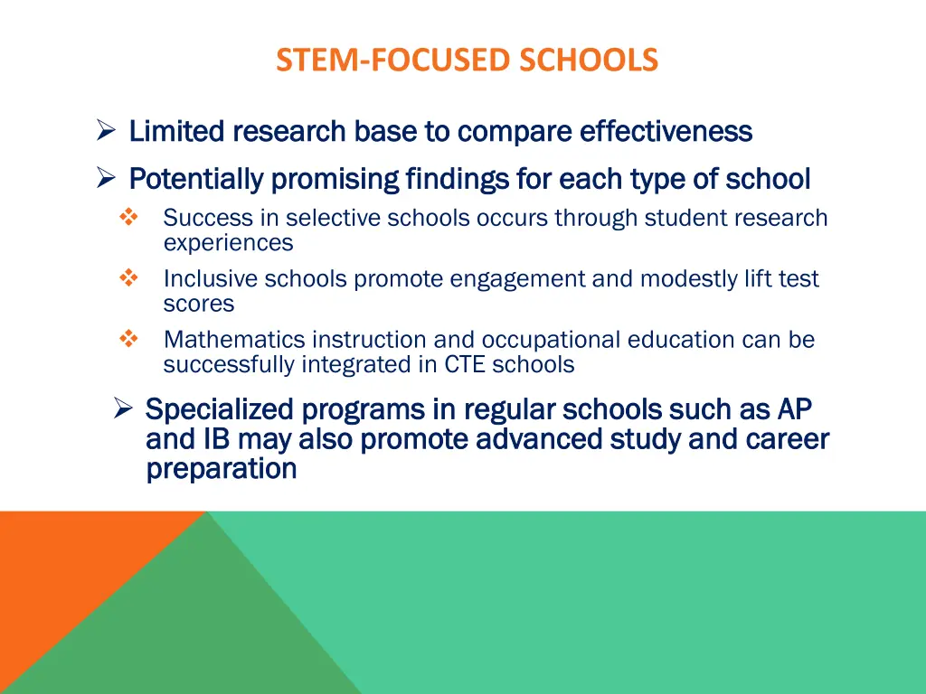 stem focused schools 1