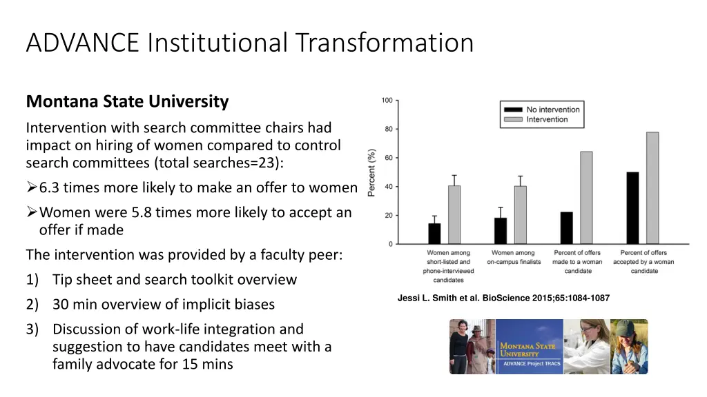 advance institutional transformation