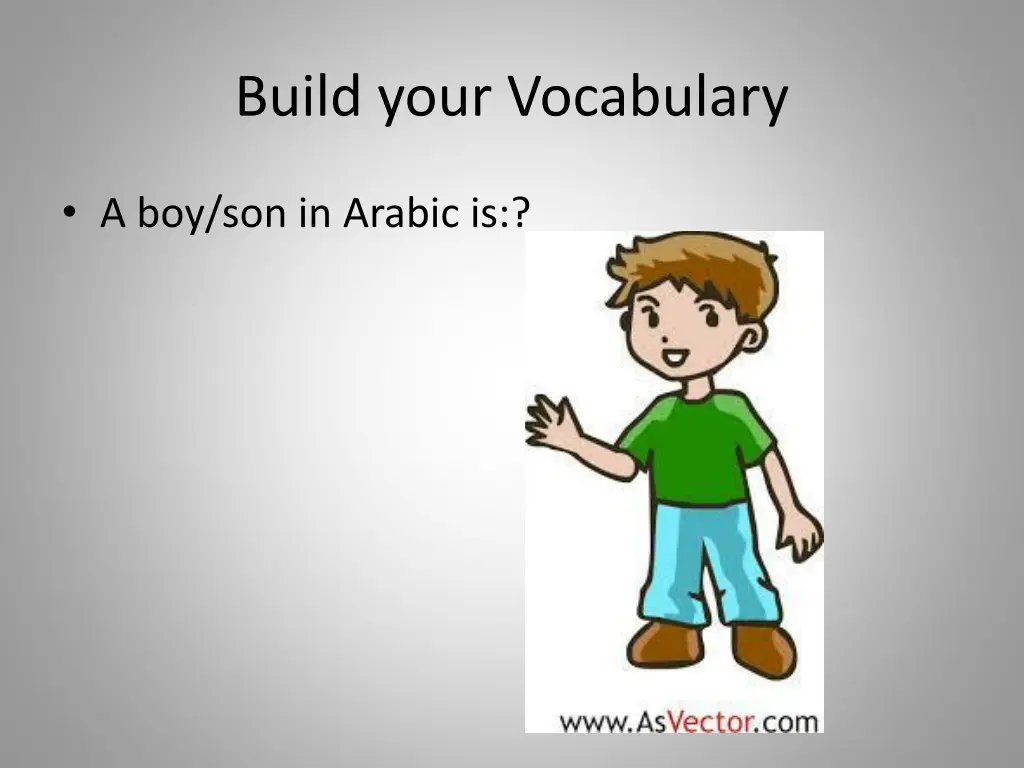 build your vocabulary 1